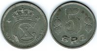 5 øre 1918  i kv. (01) - blanketskade