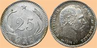 25 øre 1874 i kv. 01 - flot patina