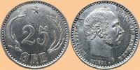 25 øre 1891 i kv. 0