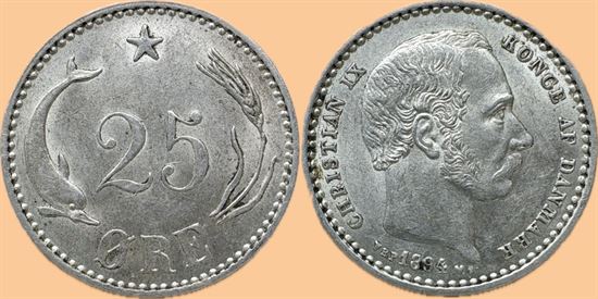 25 øre 1894 i kv. 01