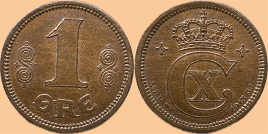 1 øre 1913 i kv. 0