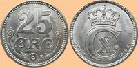 25 øre 1916 i kv. 0