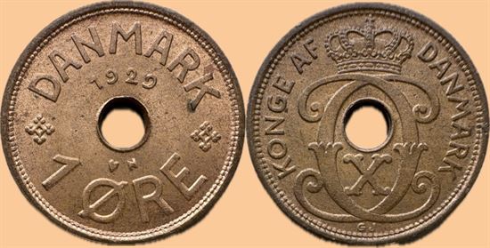 1 øre 1929 i kv. 0
