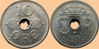 10 øre 1936 i kv. S - pragteksemplar