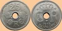 25 øre 1936 i kv. 0