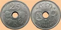 25 øre 1938 i kv. 0