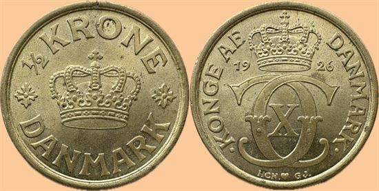 1/2 kr. 1926 i kv. 01