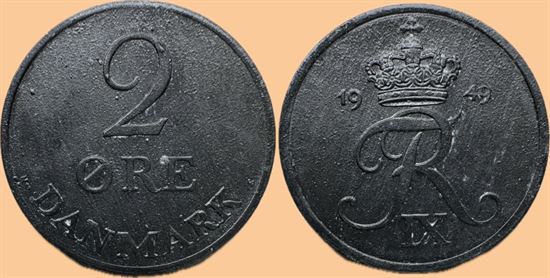 2 øre 1949 i kv. 01