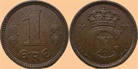 1 øre 1915 i kv. 01- meget velpræget eksemplar