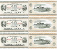 Seddel: 10 kr. 1966 K4663C i kv. 01 - 0 2 stk. fortløbende nr.